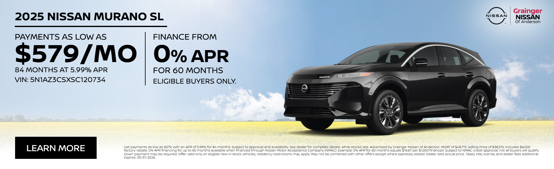 2025 NISSAN MURANO SL