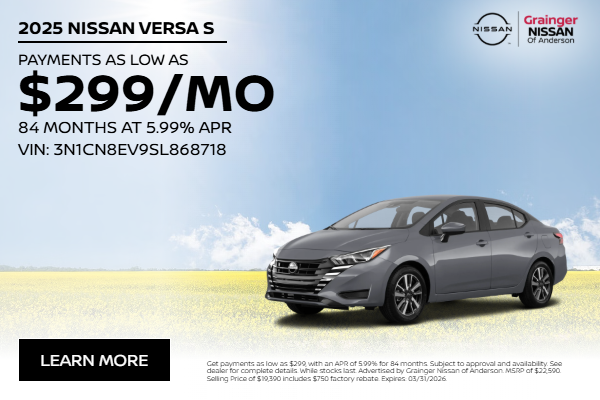 2025 NISSAN VERSA S