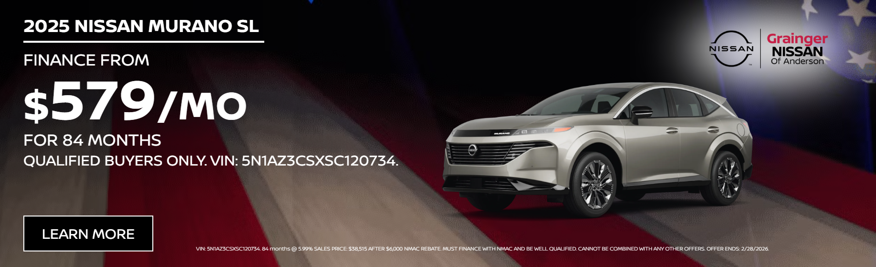 February 2025 Nissan Murano SL DESKTOP